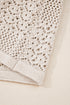 Mix Pattern Hollowed Knit Open Front Cardigan